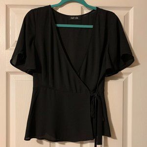 fab’rik Tie Wrap Blouse